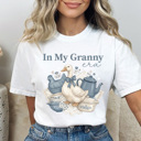 XXL White In My Granny Era Graphic Tee, Hobby Shirt, Thrifting Tee, Thrifty Shirt, Comfort Colors