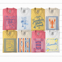  Coastal Summer Graphic Tee, Cute Summer Shirt, Vitamin Sea Shirt, Lobster Tee, Vacation Shirt, Comfort Colors