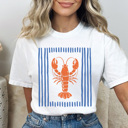  Coastal Summer Graphic Tee, Cute Summer Shirt, Vitamin Sea Shirt, Lobster Tee, Vacation Shirt, Comfort Colors