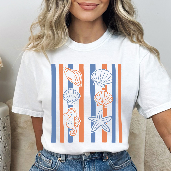 Coastal Summer Graphic Tee, Cute Summer Shirt, Vitamin Sea Shirt, Lobster Tee, Vacation Shirt, Comfort Colors