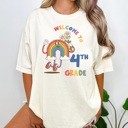  Welcome Rainbow Grades Graphic Tee, Cute Teacher Tee, Teacher Grade Shirt, Back to School Tee, Comfort Colors