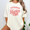 Teacher Club Grades Graphic Tee, Cute Teacher Shirt, Back to School Teacher, Teacher Appreciation, Comfort Colors