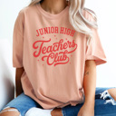  Teacher Club Grades Graphic Tee, Cute Teacher Shirt, Back to School Teacher, Teacher Appreciation, Comfort Colors