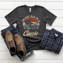 XL Charcoal Vintage Classic Graphic Tee, Father's Day Shirt, Grandpa Tee, Gift for Dad, Papa Shirt