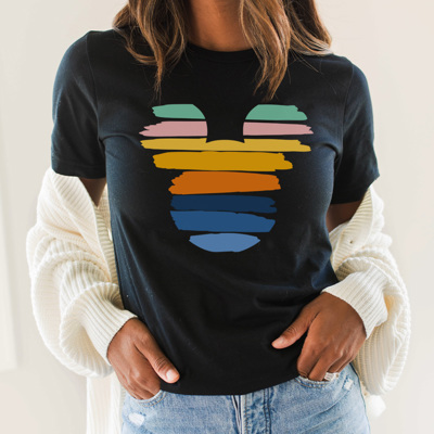 Colorful Mouse Graphic Tee, Theme Park Shirt, Boy Mouse Shirt, Family Vacation Tee