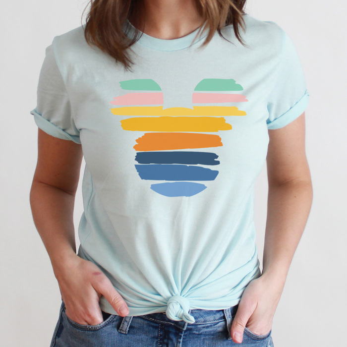 Colorful Mouse Graphic Tee, Theme Park Shirt, Boy Mouse Shirt, Family Vacation Tee