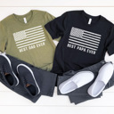  Father's Day Flag Graphic Tee, Best Dad Shirt, Best Papa Shirt, Father's Day Gift, Dad Tee