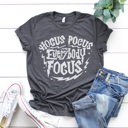  Teacher Songs Graphic Tee, Funny Teacher Shirt, Back to School Tee, Hocus Pocus