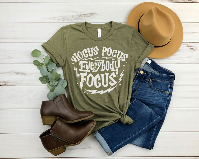 Teacher Songs Graphic Tee, Funny Teacher Shirt, Back to School Tee, Hocus Pocus