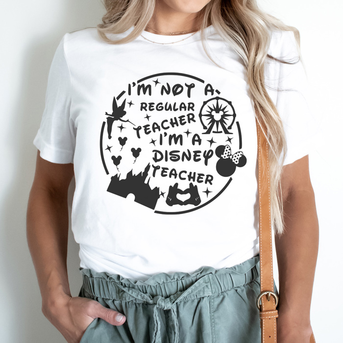 Mouse Teacher Graphic Tee, Theme Park Graphic Tee,  Teacher Tee, Back to School Shirt, Teacher Vacation Shirt
