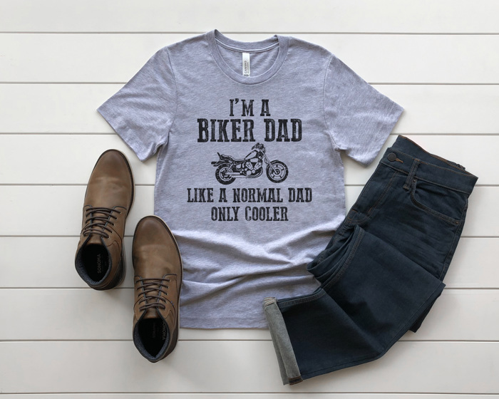 Biker Dad Graphic Tee, Not A Regular Dad, Cool Dad Shirt, Father's Day Shirt, Gift for Dad