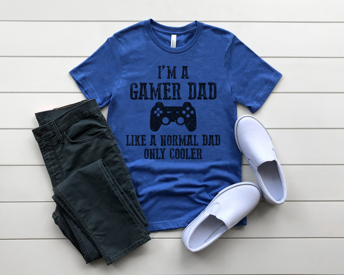 Gamer Dad Graphic Tee, Not A Regular Dad, Cool Dad Shirt, Father's Day Shirt, Gift for Dad