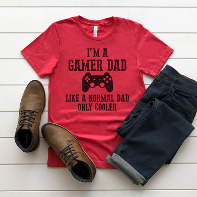 Gamer Dad Graphic Tee, Not A Regular Dad, Cool Dad Shirt, Father's Day Shirt, Gift for Dad