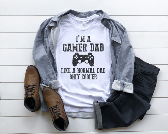 Gamer Dad Graphic Tee, Not A Regular Dad, Cool Dad Shirt, Father's Day Shirt, Gift for Dad