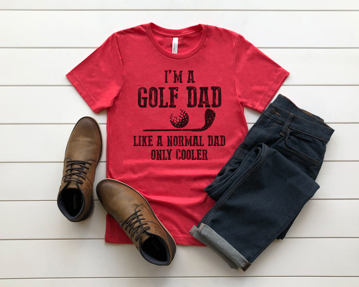 Golf Dad Graphic Tee, Not A Regular Dad, Cool Dad Shirt, Father's Day Shirt, Gift for Dad