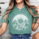  Boho Sunflower Graphic Tee, Boho Shirt, Summer Graphic Tee, Every Day Tshirt