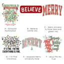  Christmas Favorites Graphic Tee, Cute Christmas Shirt, Christmas Classics, Christmas Movie Shirt