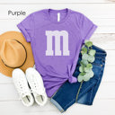  M&M Costume Graphic Tee, Halloween Costume Shirt, Candy Graphic Tee, Group Halloween Costume