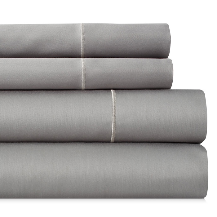 Bibb Home 1000TC Egyptian Cotton Rich 4-Piece Sheet Set