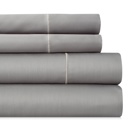 Queen Silver Bibb Home 1000TC Egyptian Cotton Rich 4-Piece Sheet Set