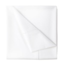 Queen White Bibb Home 1000TC Egyptian Cotton Rich 4-Piece Sheet Set