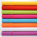 Full/Double Bright Orange Premier Colorful Bright 4 pc Microfiber Sheet Sets