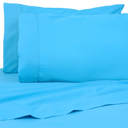 Queen Aqua Blue Premier Colorful Bright 4 pc Microfiber Sheet Sets