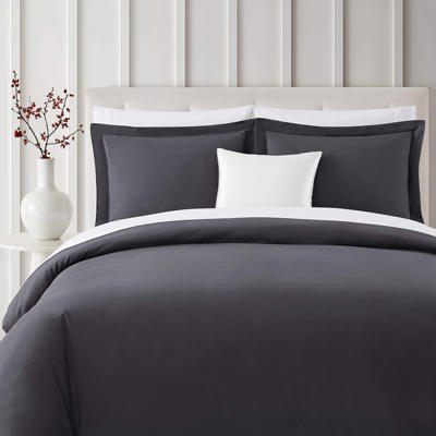 Bibb Home 3-Piece Heavyweight Flannel Duvet Cover Set