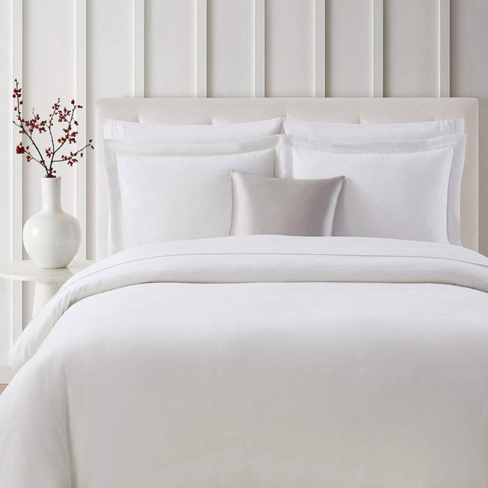 Bibb Home 3-Piece Heavyweight Flannel Duvet Cover Set