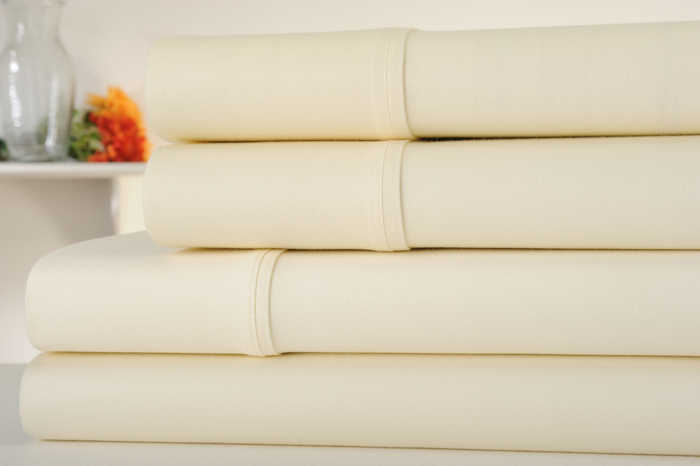 Kathy Ireland 300 Thread Count Sateen Cotton Sheet Set