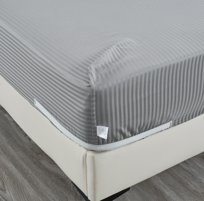 Bibb Home 1000 Thread Count Egyptian Cotton Damask Stripe Sheet Set