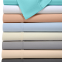 California King Salmon Kathy Ireland 1200 Thread Count 6 Piece Cotton Rich Sheet Set