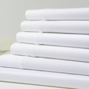 Full/Double White Kathy Ireland 1200 Thread Count 6 Piece Cotton Rich Sheet Set