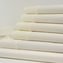 Queen Ivory Kathy Ireland 1200 Thread Count 6 Piece Cotton Rich Sheet Set