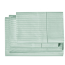  Kathy Ireland 500 Thread Count Damask Stripe Sheet Set with Optifit