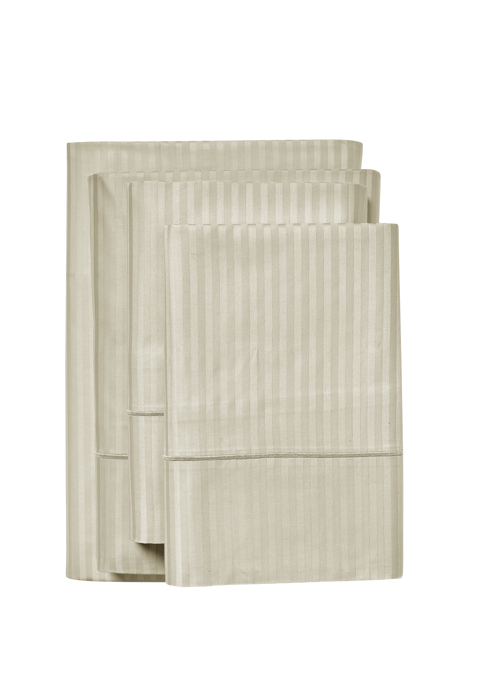 Kathy Ireland 500 Thread Count Damask Stripe Sheet Set with Optifit