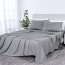 King Silver Kathy Ireland 500 Thread Count Damask Stripe Sheet Set with Optifit