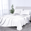 King White Kathy Ireland 500 Thread Count Damask Stripe Sheet Set with Optifit