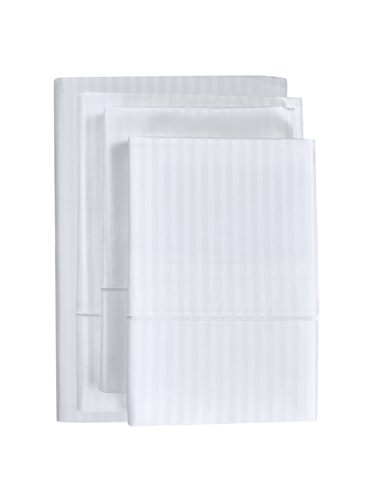 Kathy Ireland 500 Thread Count Damask Stripe Sheet Set with Optifit