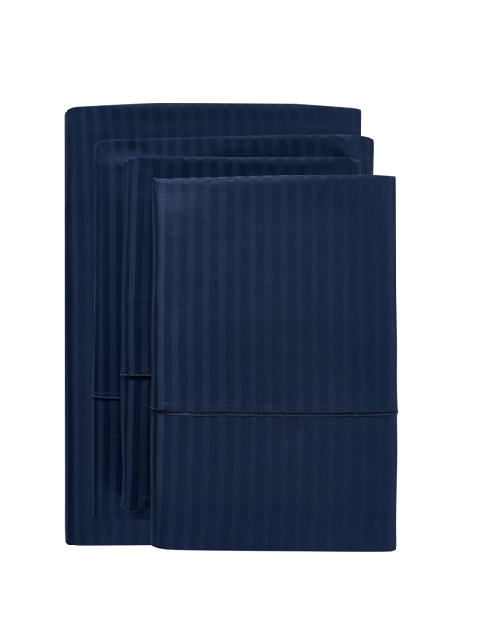 Kathy Ireland 500 Thread Count Damask Stripe Sheet Set with Optifit