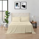 Twin Ivory Kathy Ireland Bamboo Cooling 6 Piece Sheet Set