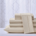 Twin Sand Kathy Ireland Cool Max 6 Piece Ultra Soft Sheet Set