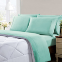 Twin Sea Foam Kathy Ireland Cool Max 6 Piece Ultra Soft Sheet Set