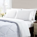Twin White Kathy Ireland Cool Max 6 Piece Ultra Soft Sheet Set
