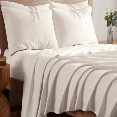 Kathy Ireland 1200tc 6 Piece Cotton Rich Damask Stripe Sheet Set