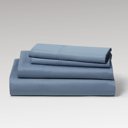 Full/Double Denim Kathy Ireland 300 Thread Count 100% Bamboo Sheet Set