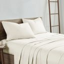 Full/Double Ivory Kathy Ireland 300 Thread Count 100% Bamboo Sheet Set