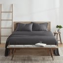 King Charcoal Kathy Ireland 300 Thread Count 100% Bamboo Sheet Set