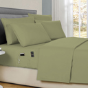 Twin Sage Kathy Ireland 6-Piece Smart Sheet Sets w/ Side Pocket