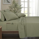 Twin Sage Kathy Ireland 6-Piece Smart Sheet Sets w/ Side Pocket